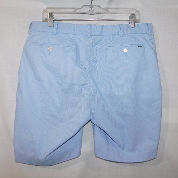 Polo by Ralph Lauren Light Blue Flat Front Men Shorts - Picture 10 of 11